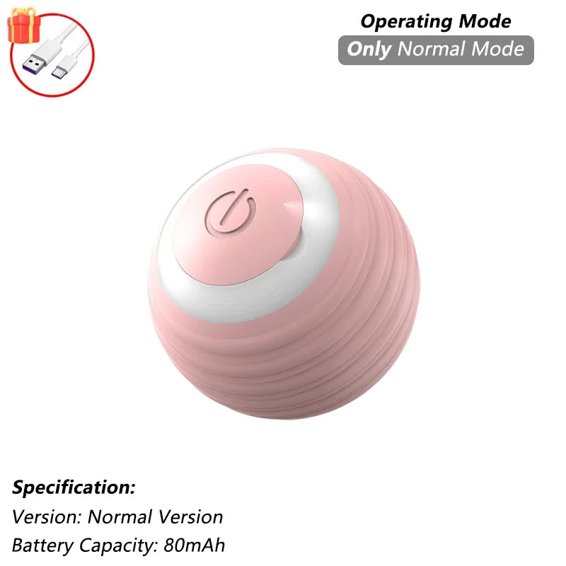 iLMH 1/2 PCS Cat Interactive Ball Toy Automatic Rolling Ball Faux Tail Rechargeable Smart Pet Electric Toy Pet Toy Imitate M…