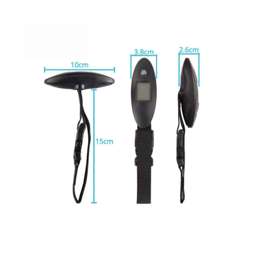 40kg/100g Portable Luggage Scale High Precision Travel Digital Hanging Scales With Webbing Belt LCD Digital Electronic Lugga…