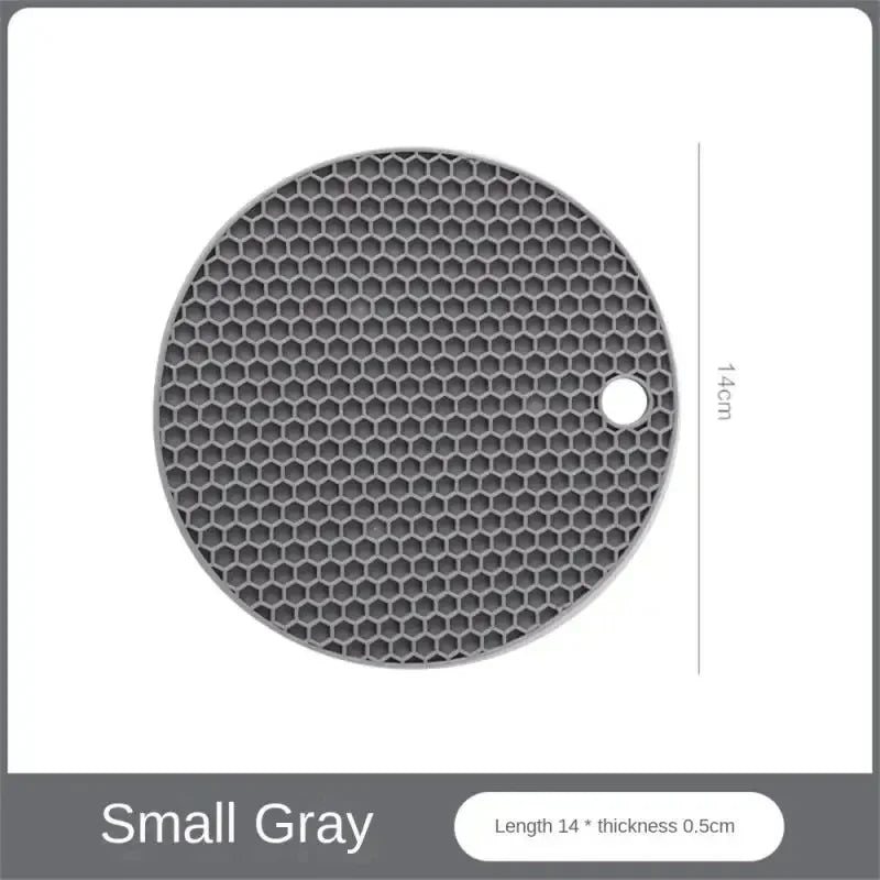 Table mat tool multifunctional kitchen silicone tableware mat, round anti slip coffee cup coaster, pot holder - image 7