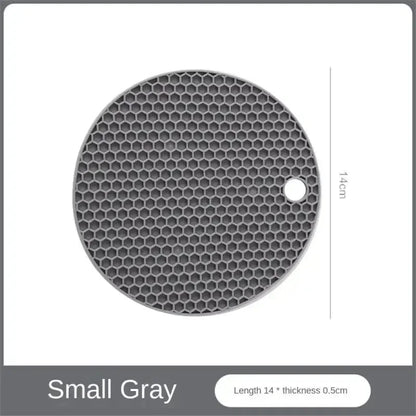 Table mat tool multifunctional kitchen silicone tableware mat, round anti slip coffee cup coaster, pot holder - image 7