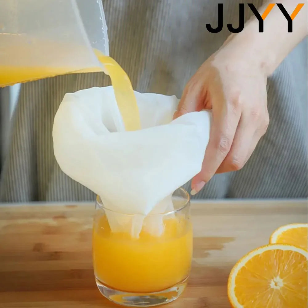 JJYY 100/200/300 Mesh Nylon Filter Nut Milk Bag Net Yogurt Tea Beer Coffee Oil Food Filter Strainers Mesh Kitchen Strainer B…