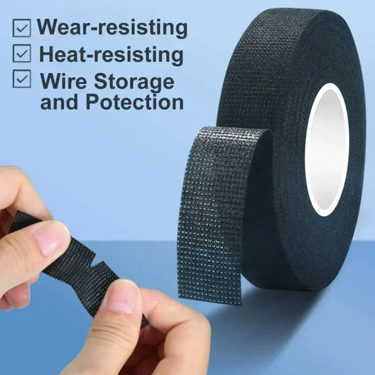 Automotive Cloth Tape Electrical Insulating Fabric Tapes Heat Resistance Thermal Car Tape Waterproof Soundproof Wires Tape -…