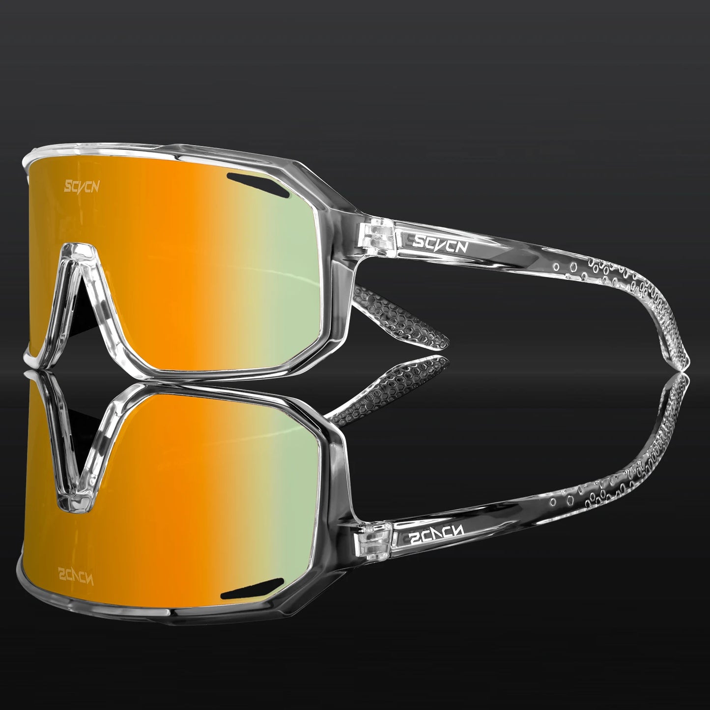 SCVCN Men bicycle Cycling Sunglasses Woman MTB road bike Driving Goggles Outdoor Sports running Glasses UV400 Hiking Eyewear…