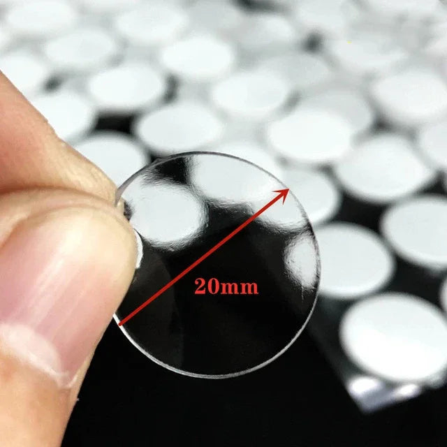 100pcs Round Double Sided Tape Adhesive Dots Fastener Strong Acrylic Sticker for DIY Scrapbooking Craft Production Fixing Pa…