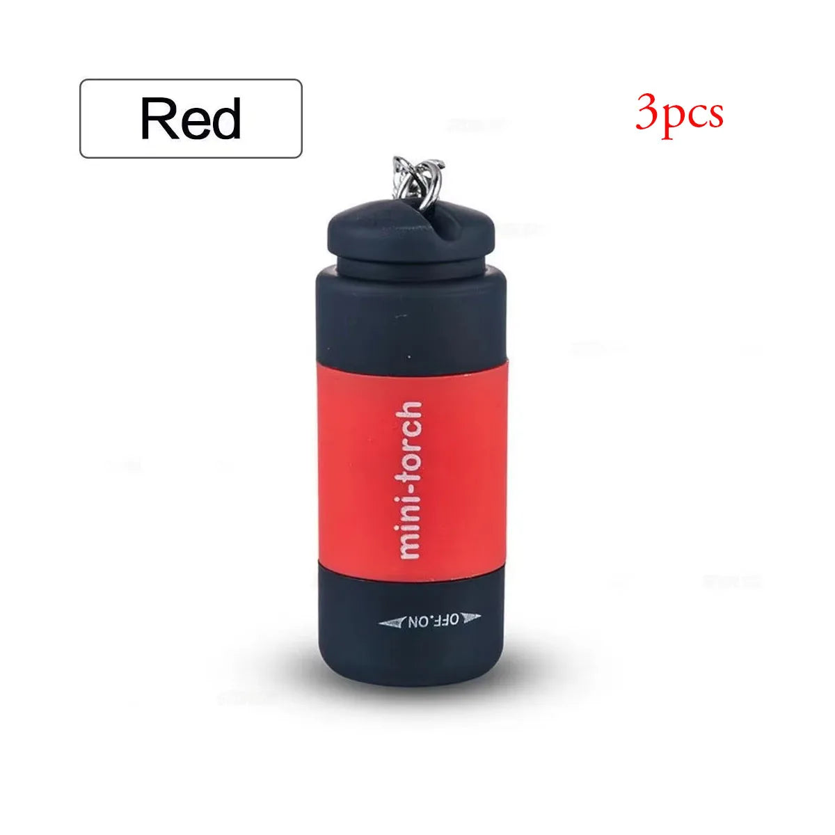 Pocket Keychain Flashlight Waterproof Outdoor Hiking Camping Mini FlashlightUSB Rechargeable LED Multifunctional Strong Ligh…
