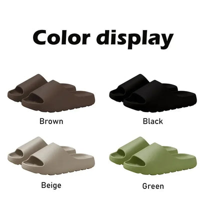 Coconut Slippers Cloud Thick-soled Sandals Summer Fashion Soft Bottom Beach Men Slippers Women's Sandals EVA Slides - image 5