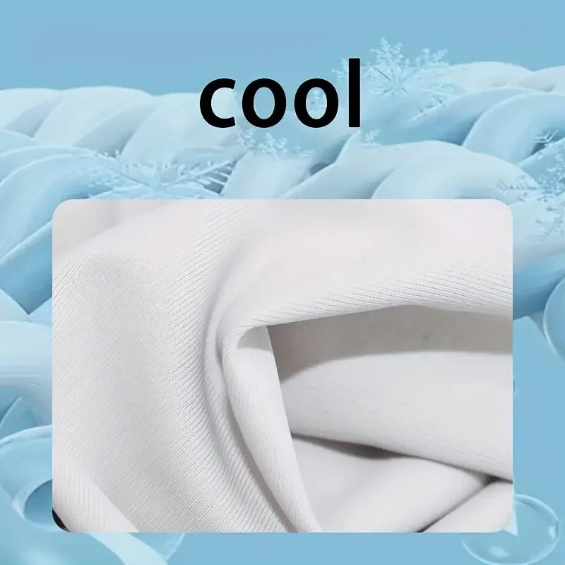 1 Pair Men's Lightweight Breathable Cooling Sports Sleeves Ice Silk Fabric Sweat-Absorbent for Cycling Fishing Running & Hik…