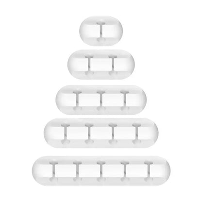 Silicone USB Cable Organizer USB Charging Cable Winder Desktop Tidy Management Clips Cable Holder For Mouse earphone Accesso…