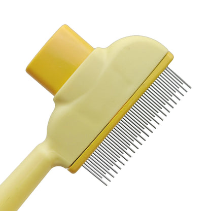 Pet Dog Brush Cat Comb Self Cleaning Pet Hair Remover Brush For Dogs Cats Grooming Tools Pets Dematting Comb Dogs Accessorie…