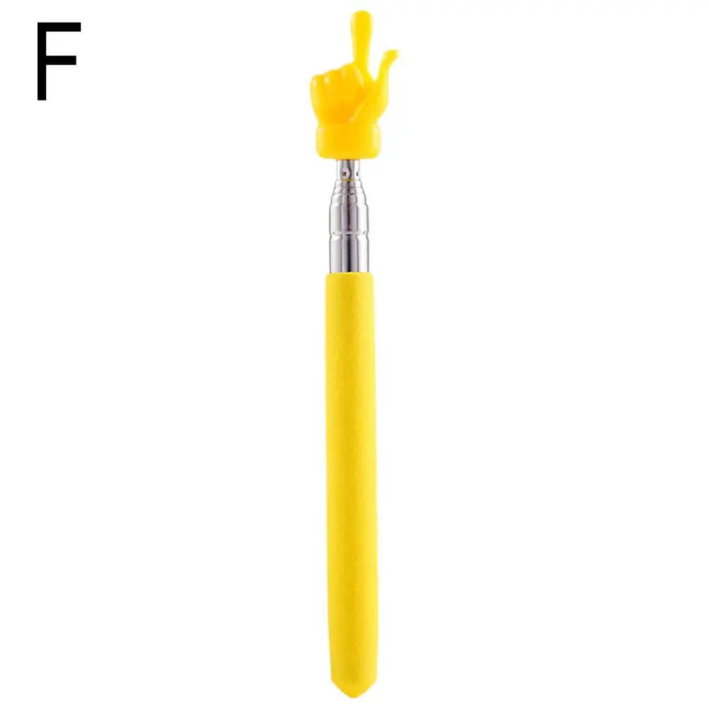Retractable Teacher Pointer Finger Design StainlessSteel Telescopic School Teaching Pointer Stick Teacher Supplies for Class…