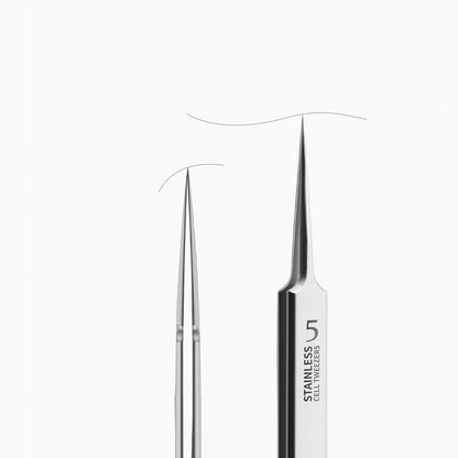 German Ultra-fine No. 5 Cell Pimples Blackhead Clip Tweezers Beauty Salon Special Scraping & Closing Artifact Acne Needle To…