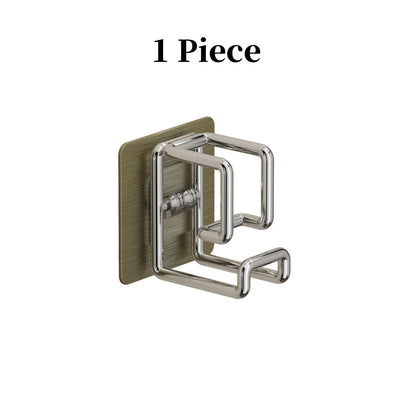 1/2/4/6Pcs Stainless Steel Washbasin Hook Multifunction Punch-free Kitchen Bathroom Rack Basin Storage Rack Towel Hanging Ho…