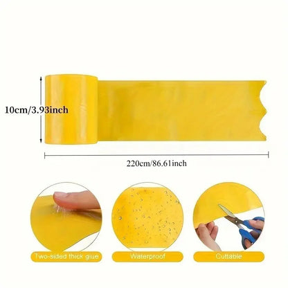 1 Roll Double-Sided Sticky Insect Barrier Tape Effective Against Outdoor Pest Control Self-Adhesive Suitable for Trees Garde…