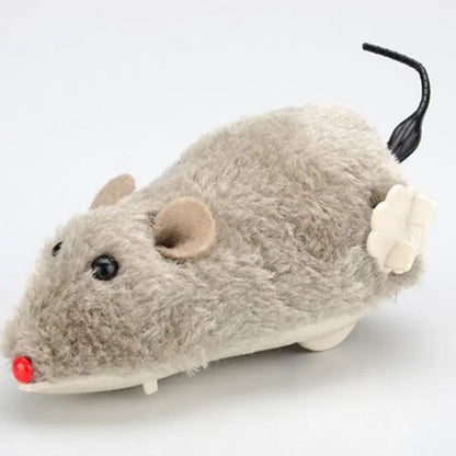 1Pc Funny Lifelike Plush Mouse Running Rat Toy for Cats Dogs Tail Mouse Pets Kids Random Color - image 5