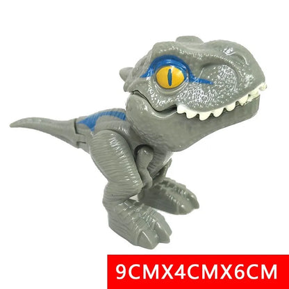 Jurassic Finger Dinosaur Triceratops Tyrannosaurus Model Toys for Kids Creative Finger Biting Dinosaurs Interactive Toy Boy…