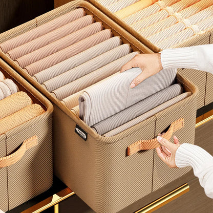Thicken Clothes Organizer Pants Sweater Storage Cabinets Drawers Organizer Jeans Storage Box Wardrobe Clothes Storage Organi…