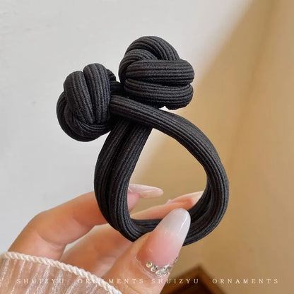 Simplicity Stretch Rubber Hair Ties for Women High Elasticity Fashion Girl Head Rope Scrunchie Hair Accessories - image 17