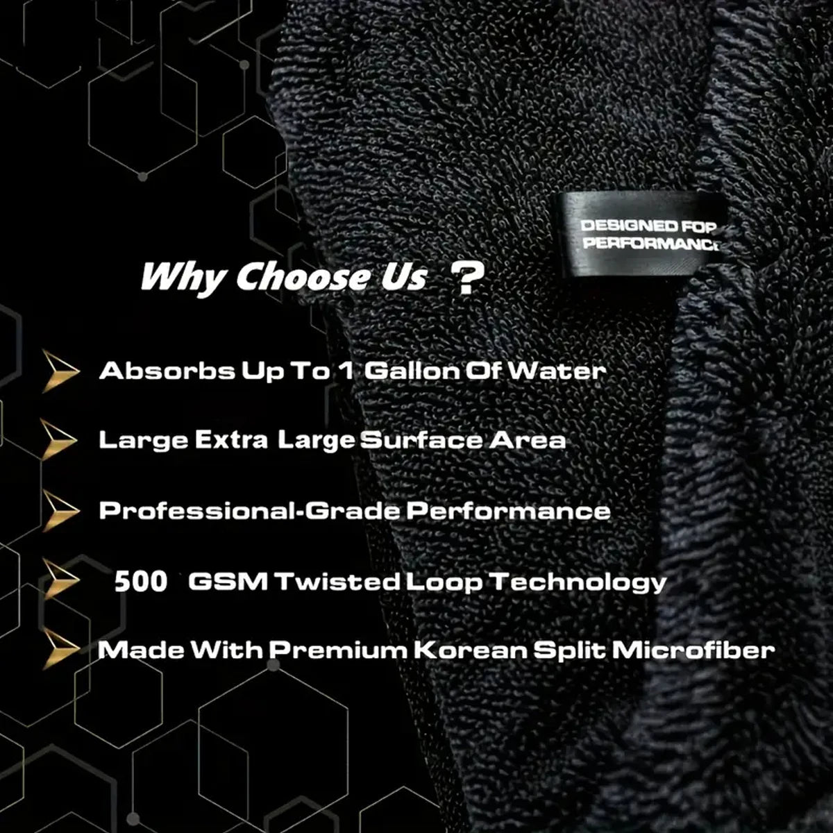 Dark gray car microfiber towel, oversized strong absorbent car wash cloth, high-efficiency cleaning wipe cloth - image 6