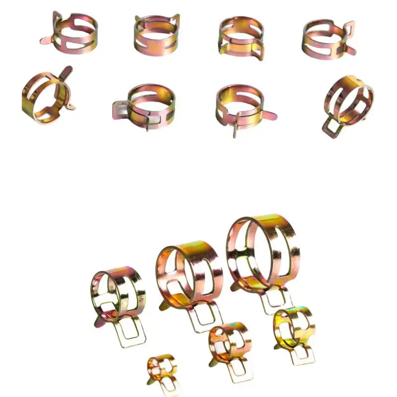 50 Pcs Fastener 5mm 6mm 7mm 8mm 9mm Spring Clip Fuel Water Line Hose Pipe Air Tube Clamps Fuel Water Tube Clamps Fastener -…