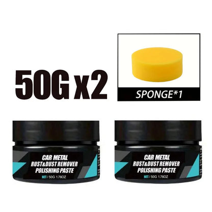 Car Rust Restoration Paste for Chrome Parts of Auto Rust And Fading on Car Wheels Designed for Renewing Oxidized Scratch Rep…