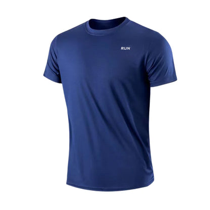 Men's Quick Dry Short Sleeve Gym Running Moisture Wicking Round Neck T-Shirt Training Exercise Gym Sport Shirt Tops Lightwei…