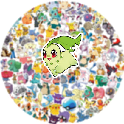 50/100/200pcs Pokemon Anime Stickers Pikachu Kawaii Sticker Laptop Suitcase Skateboard Guitar Phone Cartoon Kid Gift Toys -…