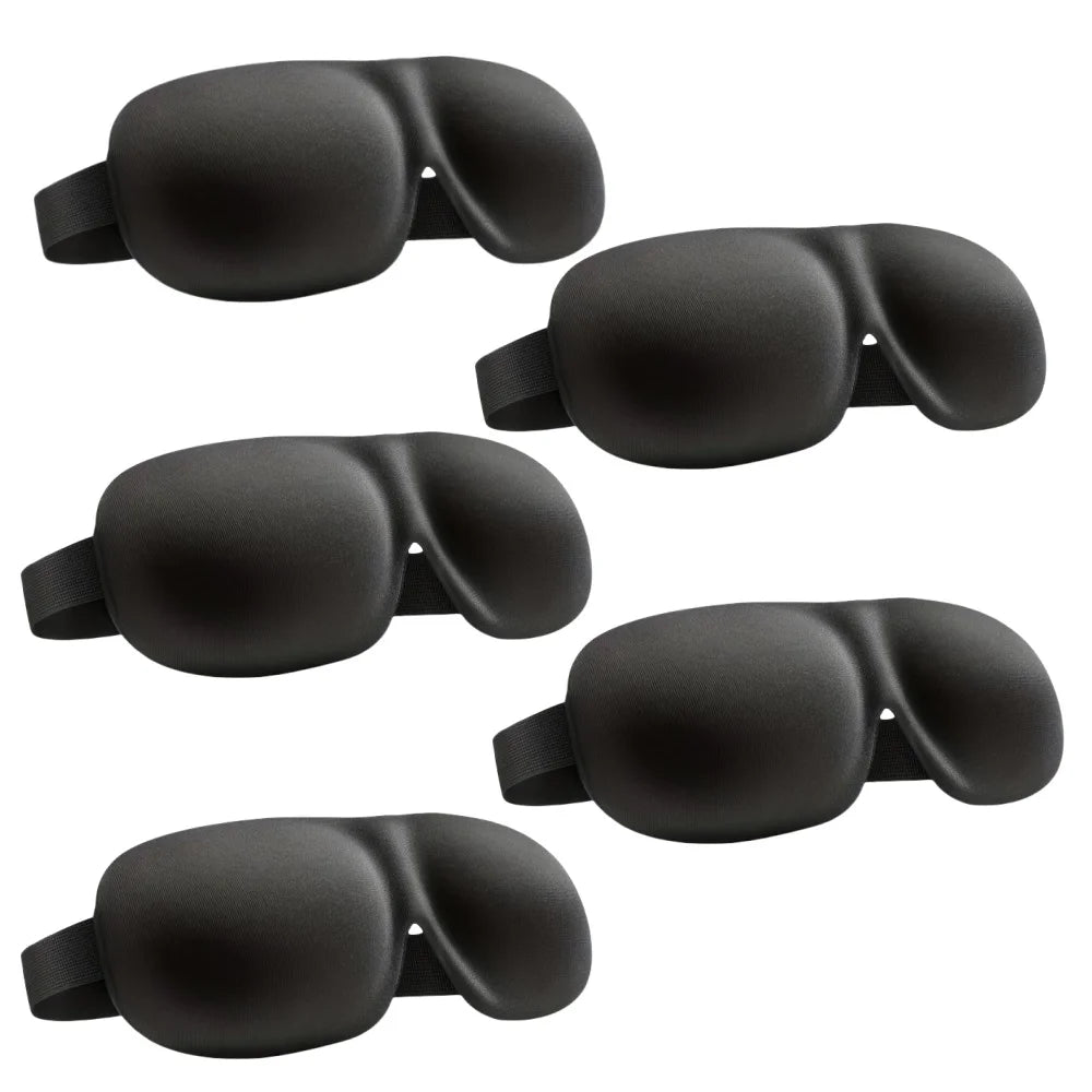 3D Contoured Sleep Mask 100% Light Blocking Eye Mask Ultra-Soft Skin-Friendly Material Breathable Eye Cover For Rest Travel…