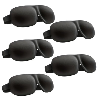 3D Contoured Sleep Mask 100% Light Blocking Eye Mask Ultra-Soft Skin-Friendly Material Breathable Eye Cover For Rest Travel…