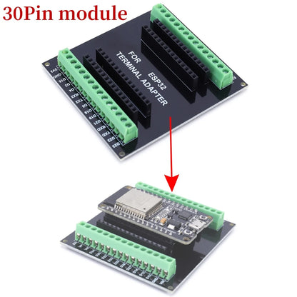 ESP32 32D Development Board / Module Wireless WiFi Bluetooth module Ultra-Low Power Consumption Dual Core 30Pin Smart Home -…