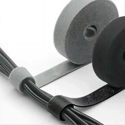 5M Hook and Loop Fastener Cable Organizer Cable Ties Wire Winder Keeper USB Cables Management Protector Earphone Mouse Cord…