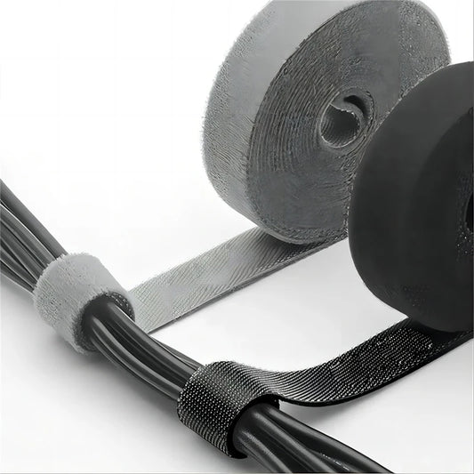 5M Hook and Loop Fastener Cable Organizer Cable Ties Wire Winder Keeper USB Cables Management Protector Earphone Mouse Cord…