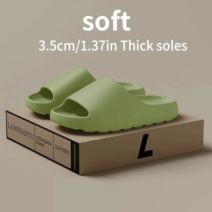 Coconut Slippers Feel like Stepping on Clouds Thick-soled Sandals Summer New Non-slip Wearing Sandals（Shoebox not included）…