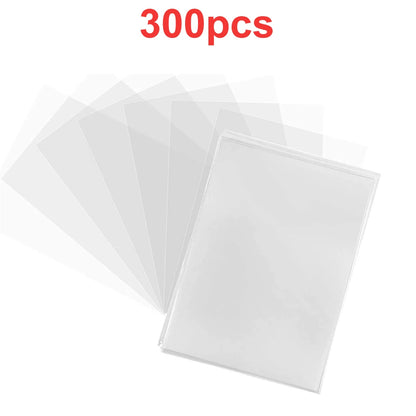 100 Pcs Transparent Playing Card Cover Clear Protector Sleeve Holder For Pokemon Board Game ID Trading Folder Photo Pouch Ki…