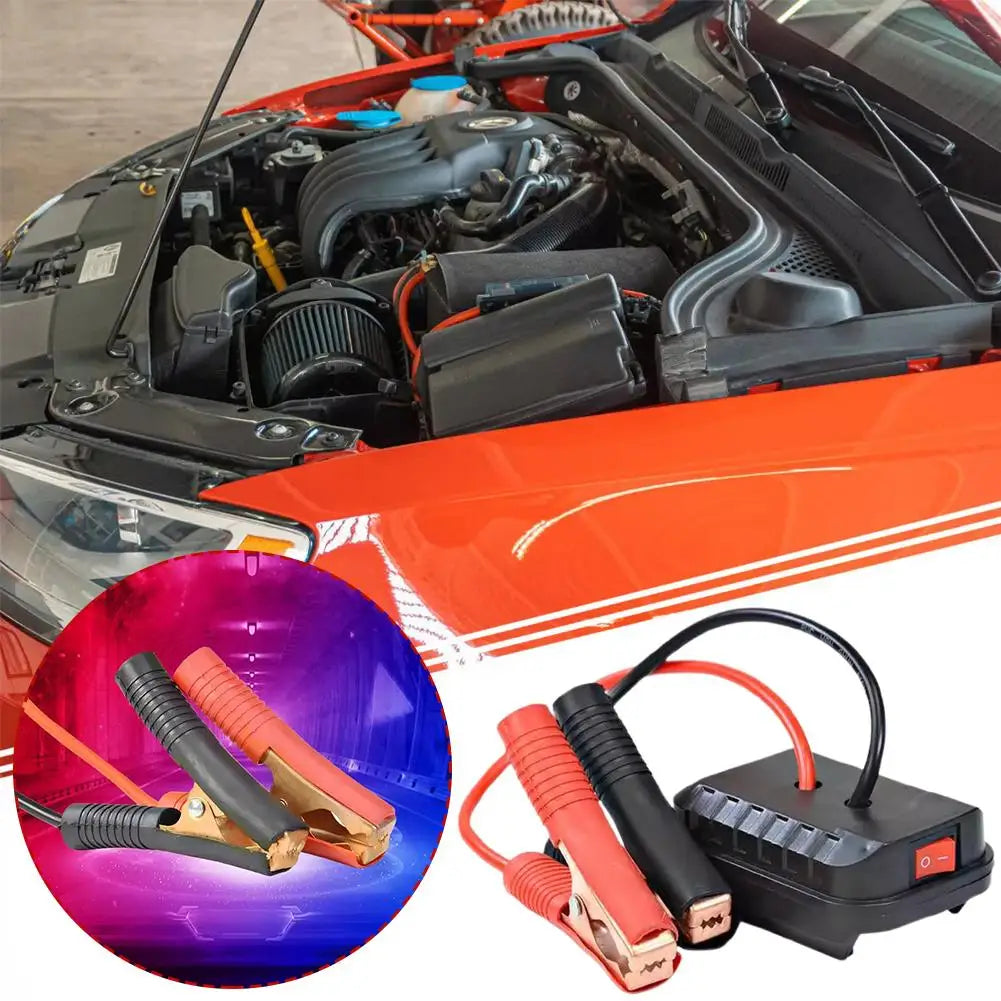 Car Lithium Battery Converter Charger Clip Auto Igniter Jump Starter For Makita Booster Cable Adapter Emergency Power DIY To…