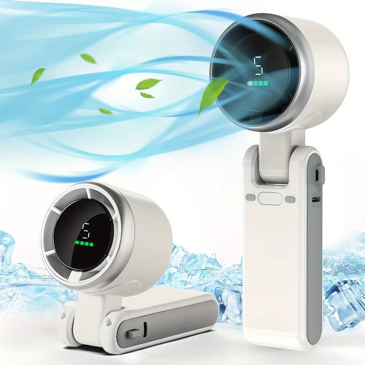 3-in-1 Fan, 5-speed, 3600mAh Rechargeable Lithium Battery, USB Charging, Travel Mini Fan - image 7