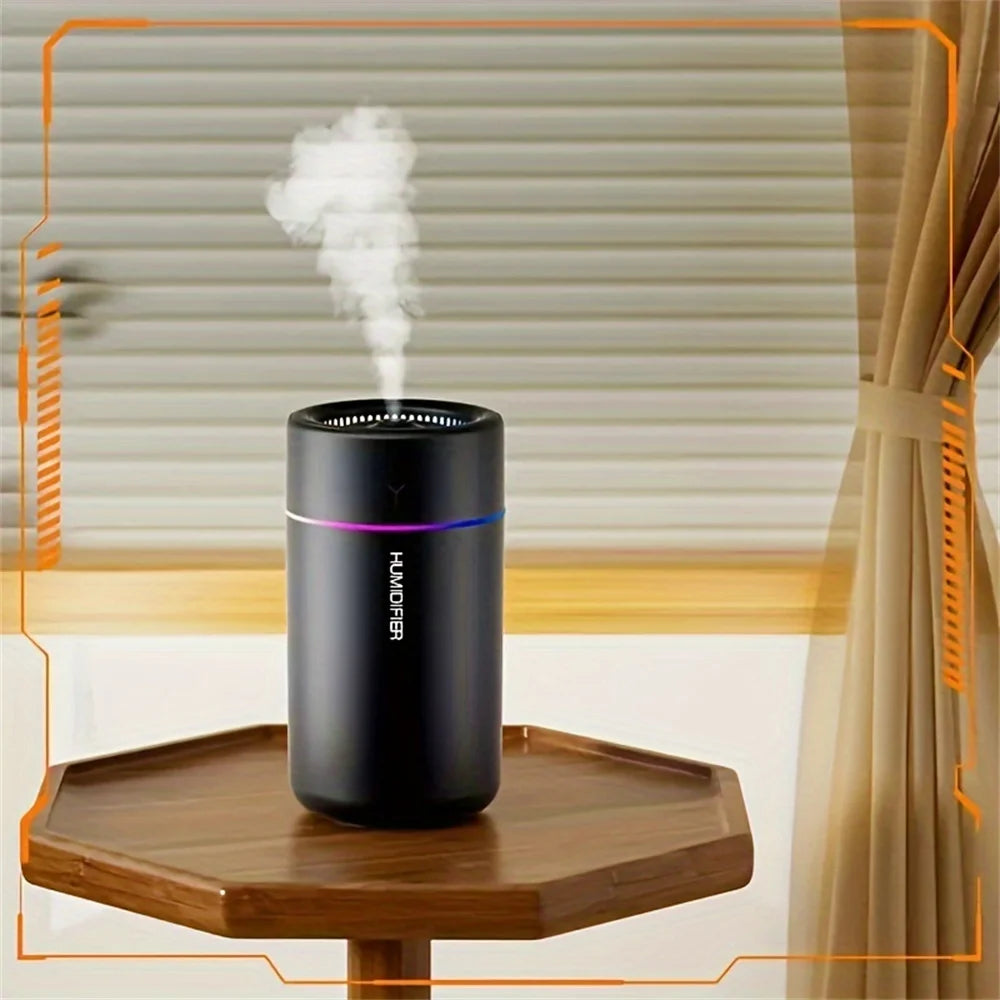 1pc Car Humidifier Colorful LED Aromatherapy Humidifier Silent Ultrasonic Air Aromatherapy Machine Suitable for Bedroom Offi…