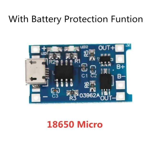 2/5PCS 5V 1A Micro/Type-c/Mini 18650 TP4056 Lithium Battery Charger Module Charging Board With Protection Dual Functions Li-…