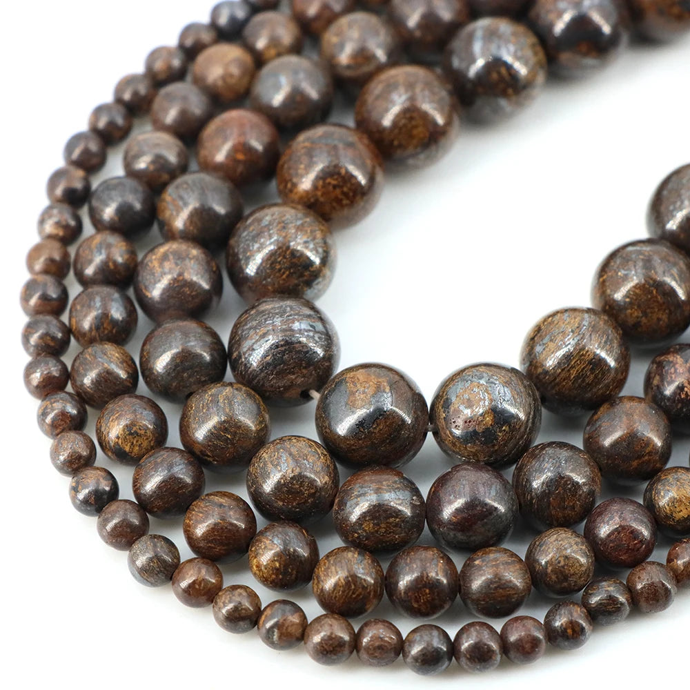 Natural Stone Beads Blue Tiger Eye Crystal Amethyst Rose Quartz Gemstone Bead for Jewelry Making Bracelet Necklace 4/6/8/10M…