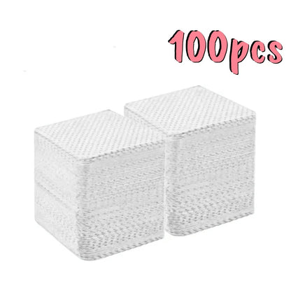 20/600pcs Lint-Free Nail Wipes Gel Cleansing Tissues Aluminum-Free Nail Polish Remover Pads for NaiArt Beauty Cleaning Care…