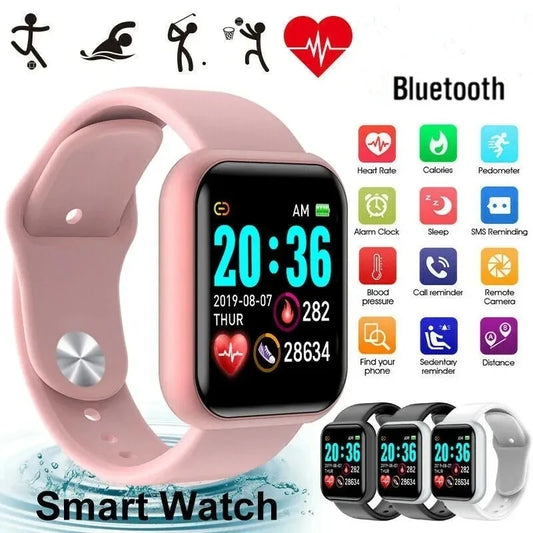 Smart Watch For Women Men Wristwatch Bluetooth Connected Phone Player Music Fitness Sport Bracelet Sleep Monitor Digital Wat…