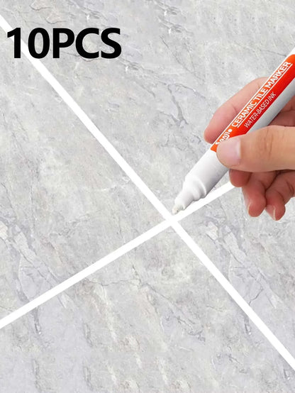 1/5/10/30PC Ceramic tile bathroom wall floor tile gap color repair anti-mildew waterproof whiteboard color repair pen - imag…