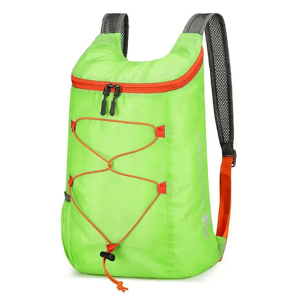 Multifunctional Outdoor Folding Backpack High Density Lightweight Waterproof Nylon Fabric Sports Bag for Camping Hiking Trav…
