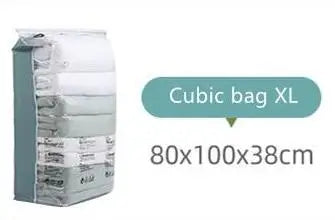 No Need Pump Vacuum Bags Large Plastic Storage Bags for Storing Clothes Blankets Compression Empty Bag Covers Travel Accesso…