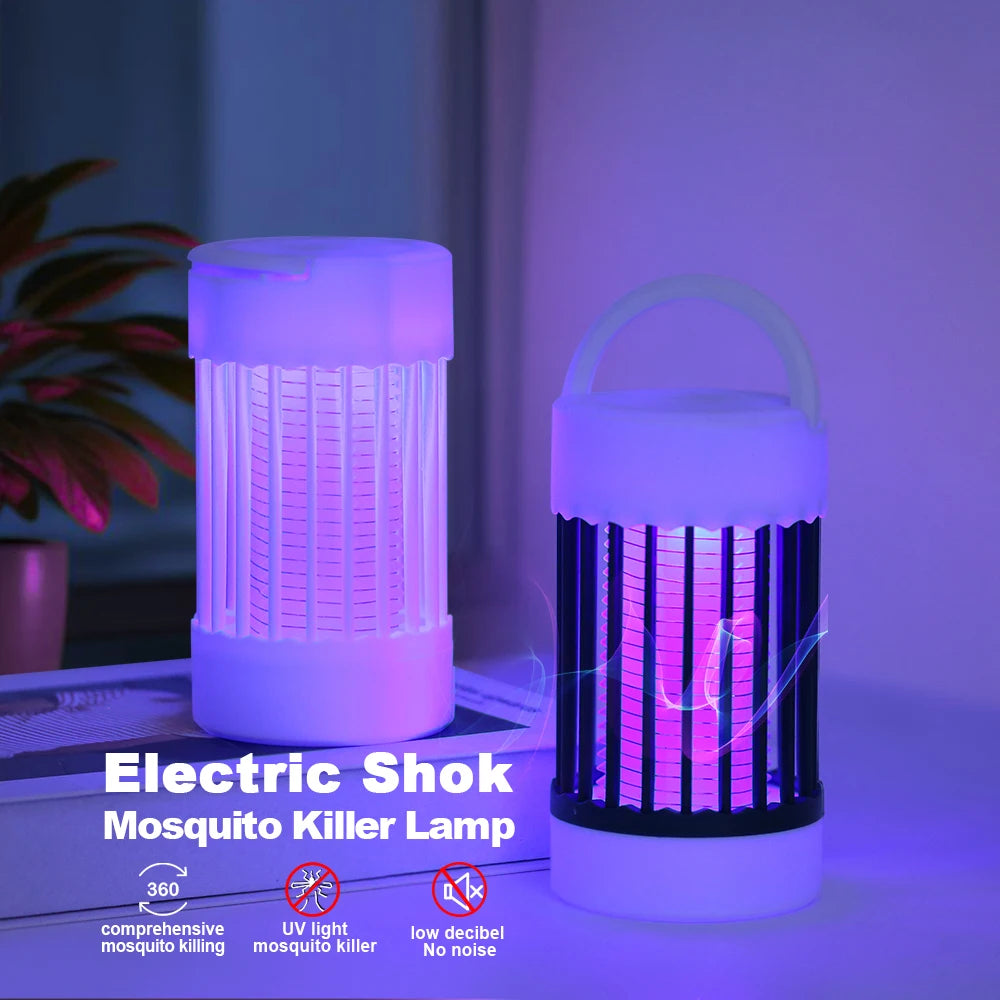 Electric Mosquito Killer Lamp UV Light Bug Zapper Trap USB 5V Summer Fly Swatter Insect Killer Light Camping - image 6