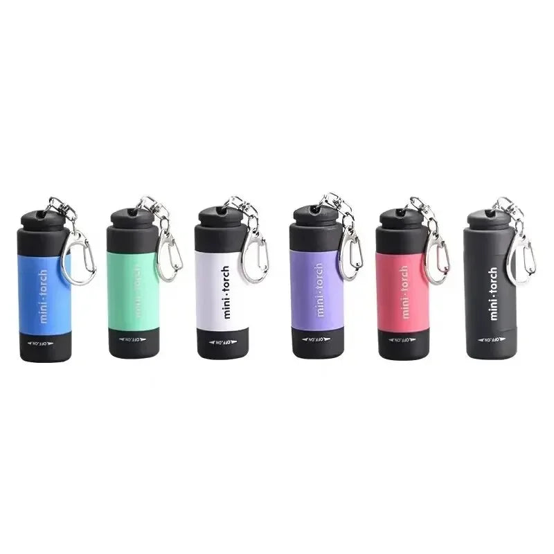 Led Micro Pocket Flashlight Portable USB Rechargeable Keychain Flashlight Waterproof Home Outdoor Hiking Camping Flashlight…
