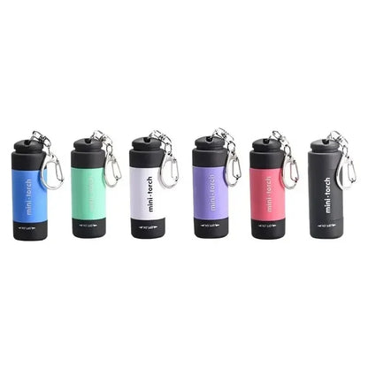 Led Micro Pocket Flashlight Portable USB Rechargeable Keychain Flashlight Waterproof Home Outdoor Hiking Camping Flashlight…