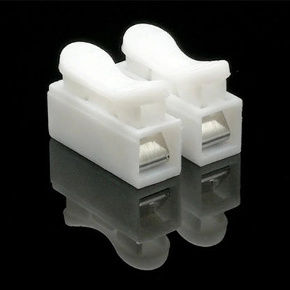 20/50Pcs No Solding Quick 1P 2P Cable Wire Connector No Screw Terminal Block Spring Clamp - image 5