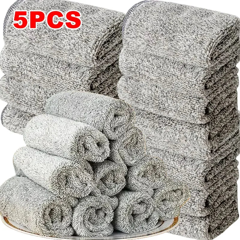 Microfiber Cleaning Cloths for Bicycle Car Kitchen Towel Absorbent Soft And Stain-removing Cloth Reusable Cleaning Towels -…