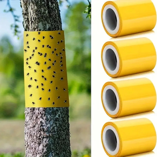 1 Roll Double-Sided Sticky Insect Barrier Tape Effective Against Outdoor Pest Control Self-Adhesive Suitable for Trees Garde…