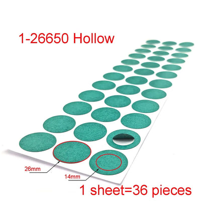 18650 21700 32650 Li-ion Battery Insulation Gasket Barley Paper Battery Pack Cell Insulating Glue Patch Electrode Insulated…